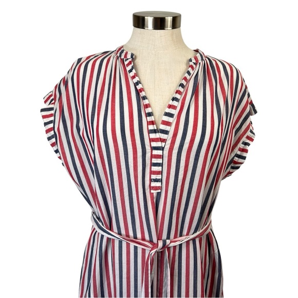 Xirena Red, White, and‎ Blue Striped Maxi Dress Size X-Small - Picture 2 of 7